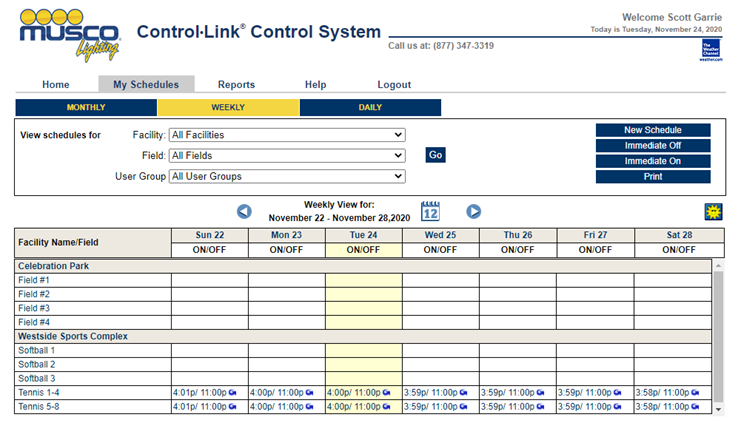 no schedule sync
