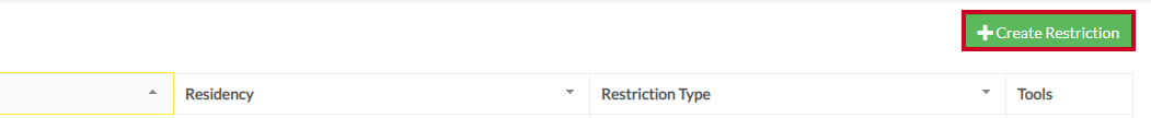 create restriction