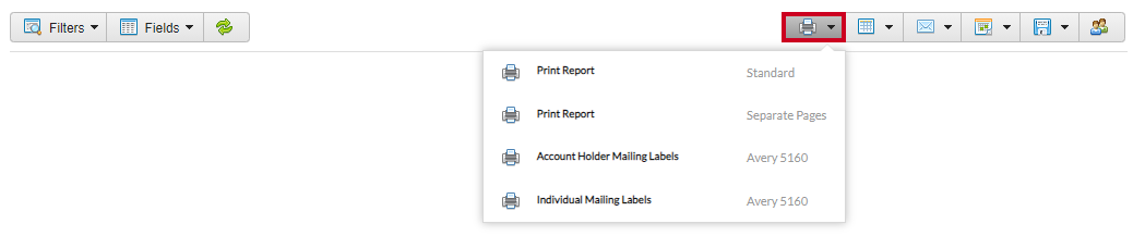 print options