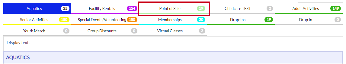 pos tab
