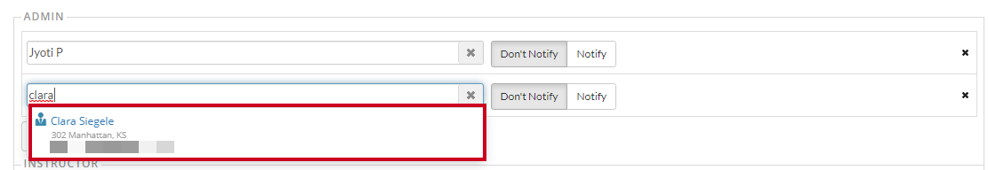 select user