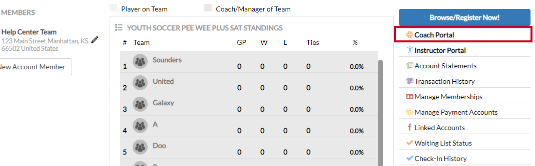 coach portal