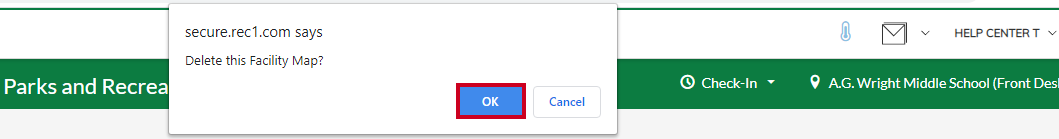 ok delete map