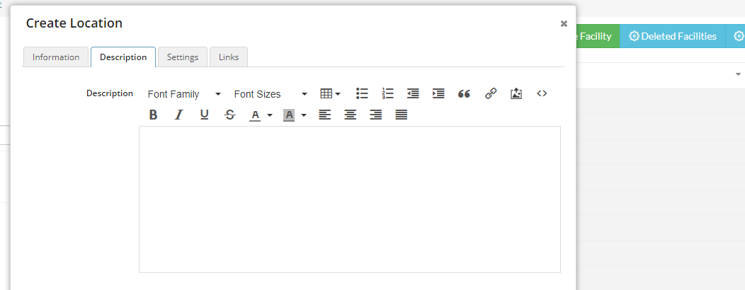 description tab