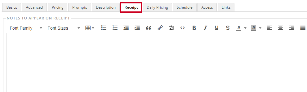 receipt