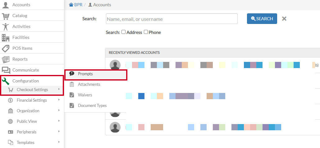 configuration-checkout settings-prompts