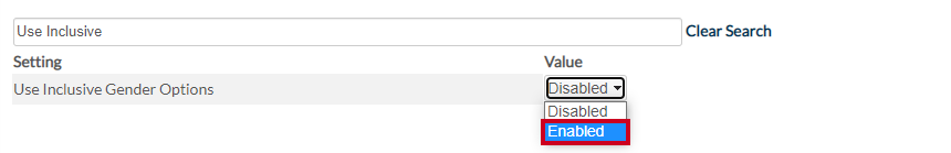 enable gender options