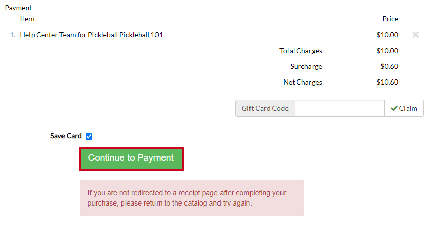 continue to payment auth public