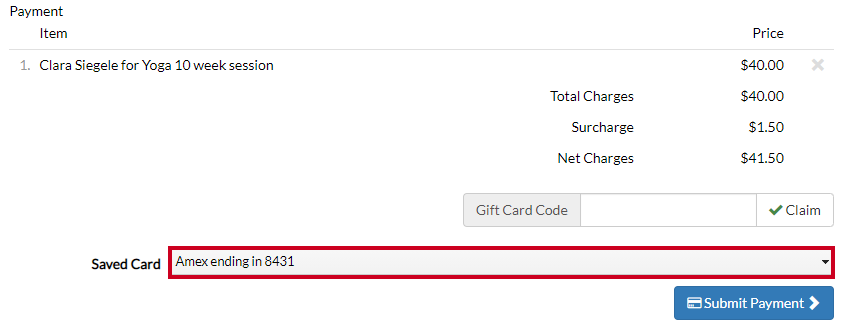 saved card gpi public