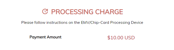 processing charge tempus