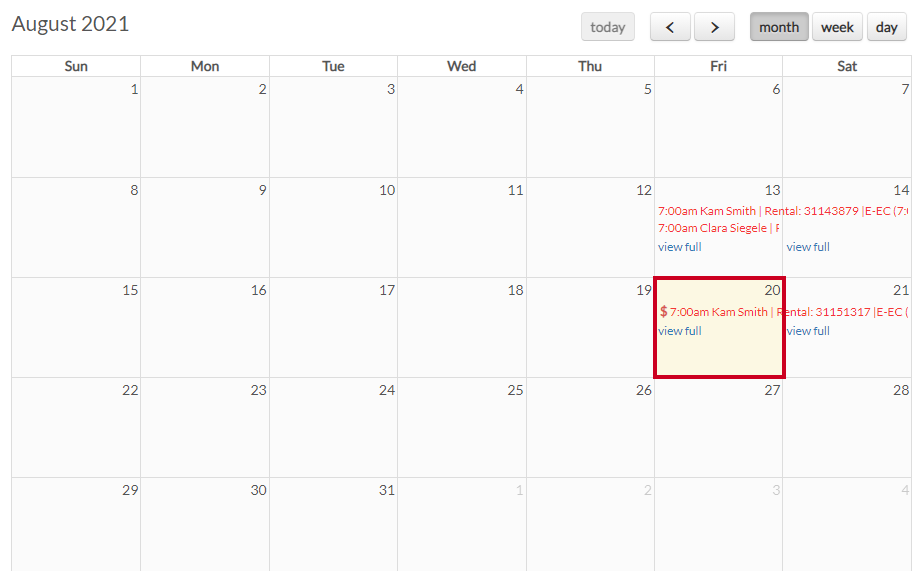 select date
