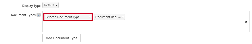 select document type