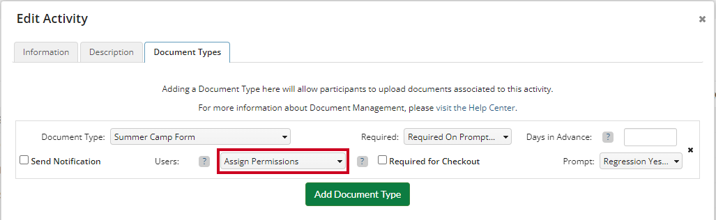 assign permissions