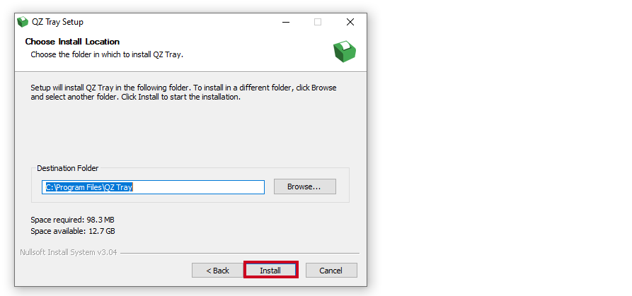 install