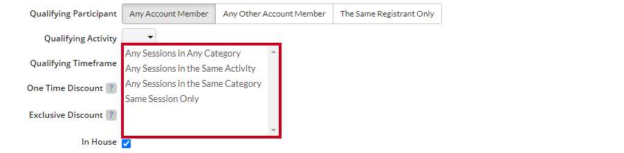 qualifying activity