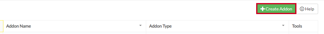 create fee add on
