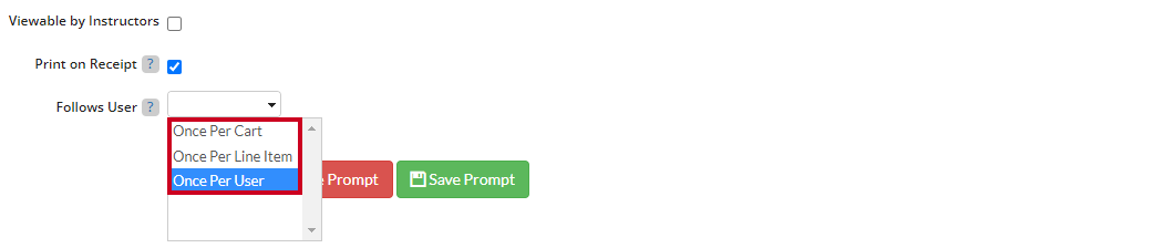 follows user