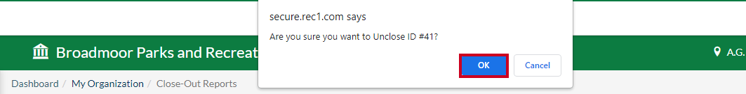 ok unclose
