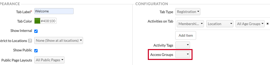 access groups