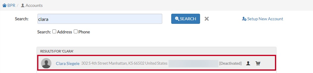 account deactivated internal