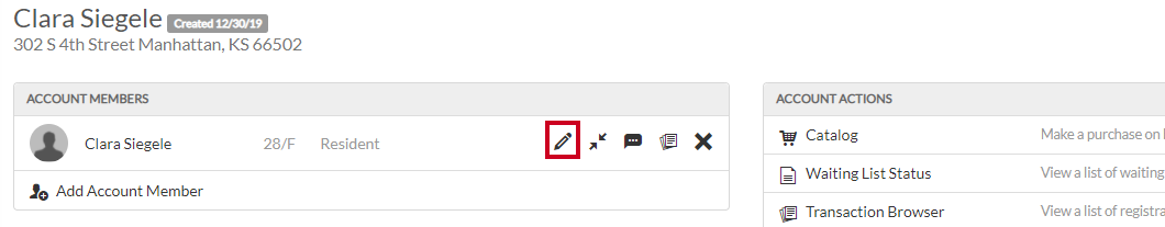 select edit user