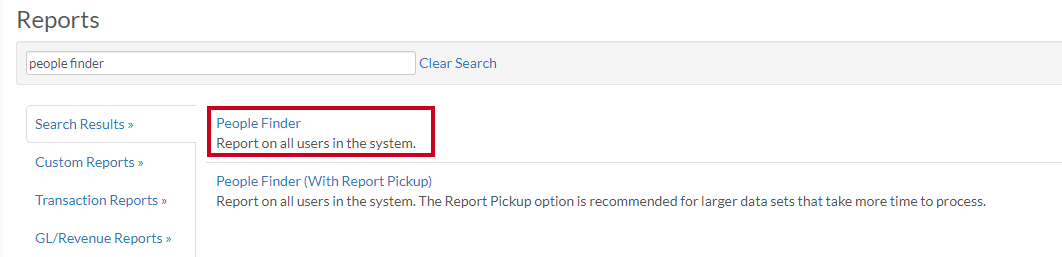 people finder report