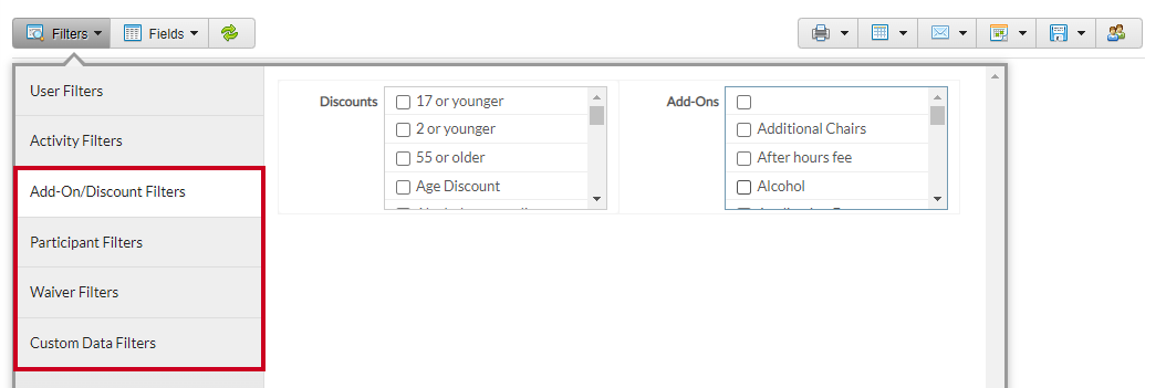 additional filters