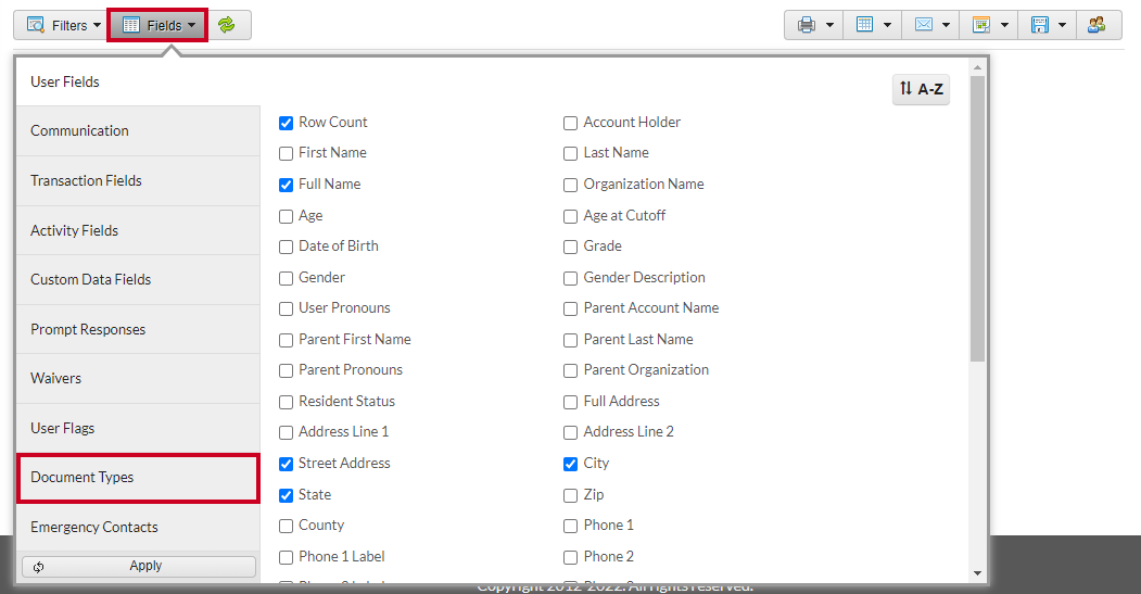 document types