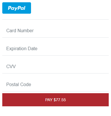 braintree payment info