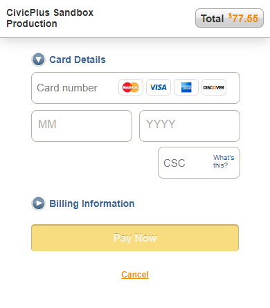 payment paypal