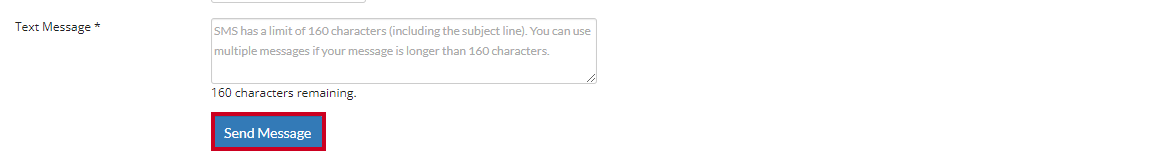 send message button