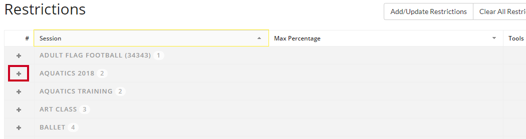 expand category